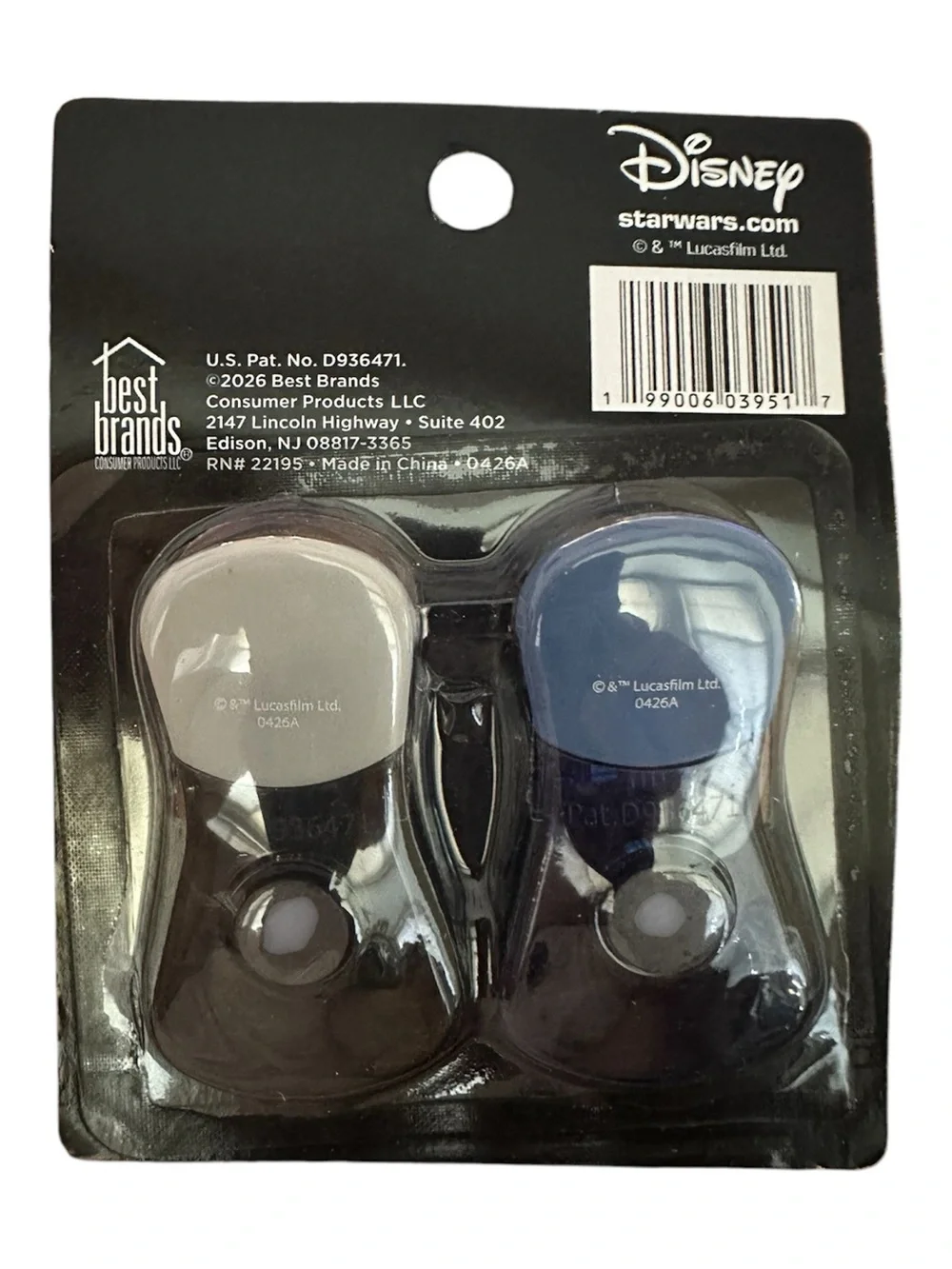 Star Wars Magnetic Bag Clips Set of 2